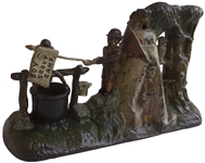 Boy Scout Cast Iron Mechanical Bank -- Made in Concert With the Launch of Boy Scouts of America in 1910